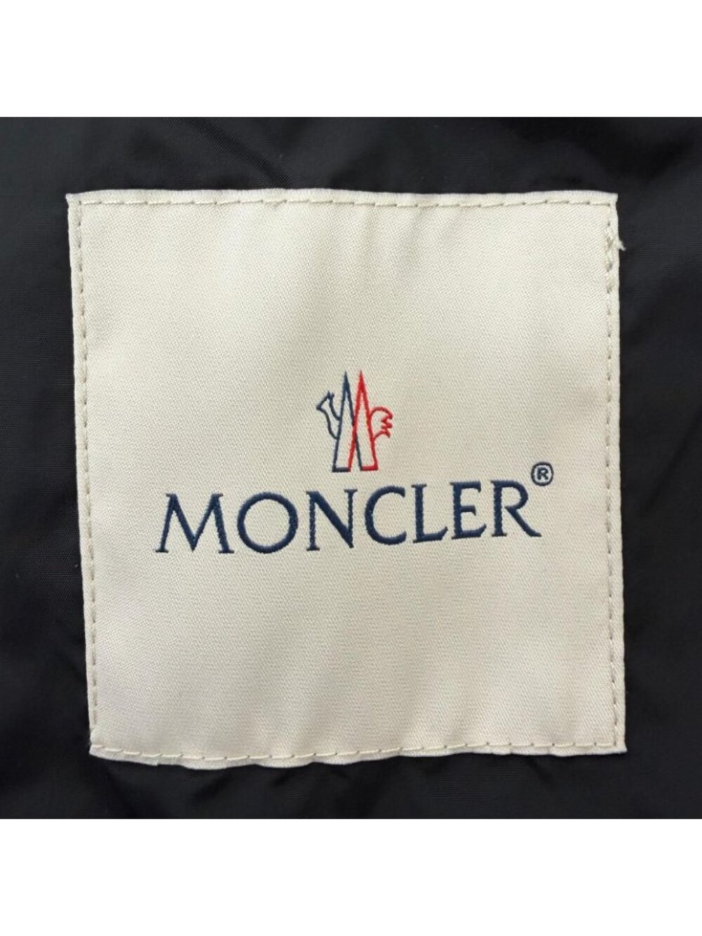 Moncler Massereau Giubbotto Hood Logo Embroidery Jacket Windbreaker Black - Picture 9 of 13
